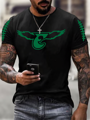 Men's Football Fans Lovers Gameday Casual short sleeves t-shirt