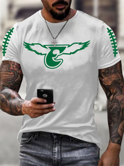 Men's Football Fans Lovers Gameday Casual short sleeves t-shirt