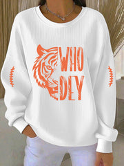 Women's American football sweatshirt