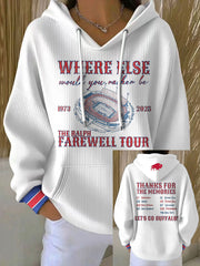 Women's Buffalo Football Lover Printed Hoodie