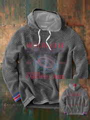 Men's Buffalo Football Lover Printed Hoodie