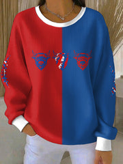Women's Buffalo Football Lover Printed Sweatshirt