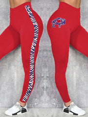 Women's Buffalo Football Lover Printed Leggings