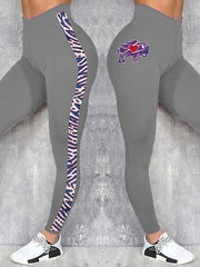 Women's Buffalo Football Lover Printed Leggings