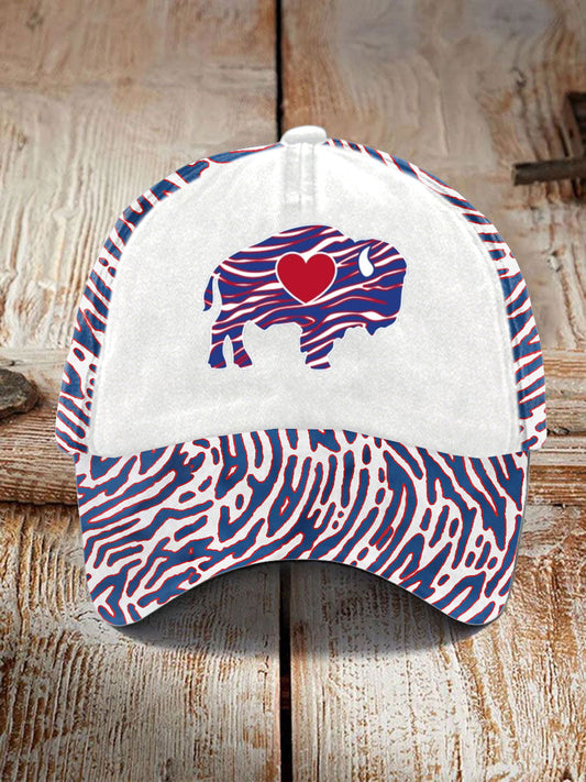 Unisex Buffalo Football Lover Printed Hat