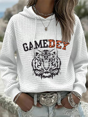 Women's American Football Waffle Hoodie