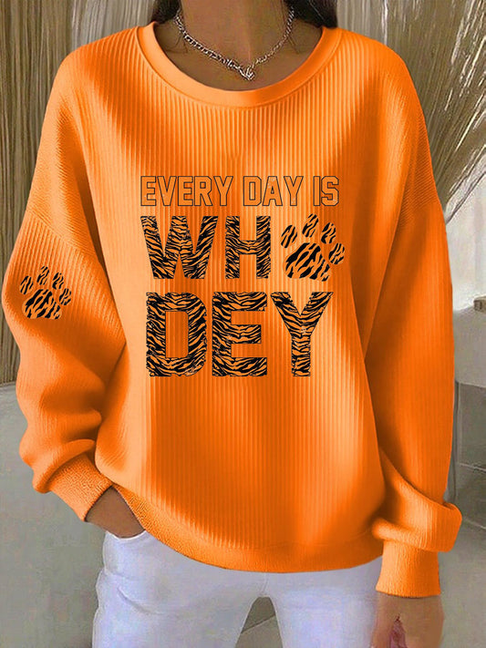 Women's American football sweatshirt