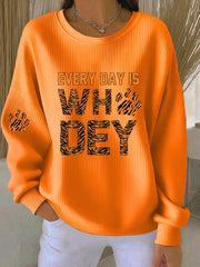 Women's American football sweatshirt