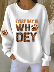 Women's American football sweatshirt