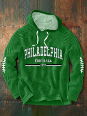 Men's Football Fans Lovers Gameday Casual Long Sleeve French Terry Hoodie