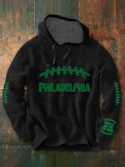 Men's Football Fans Lovers Gameday Casual Long Sleeve French Terry Hoodie