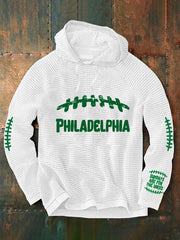 Men's Football Fans Lovers Gameday Casual Long Sleeve French Terry Hoodie