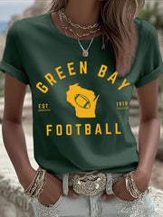 Women's Green Bay football T-shirts