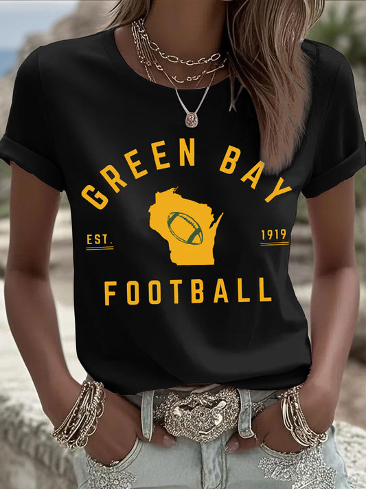 Women's Green Bay football T-shirts