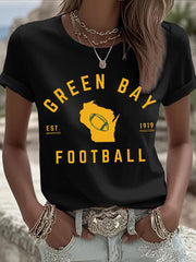 Women's Green Bay football T-shirts