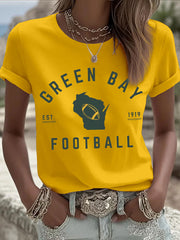 Women's Green Bay football T-shirts