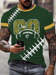 Men's Football Print short sleeves t-shirt
