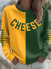 Women's Football Lover Printed Sweatshirt