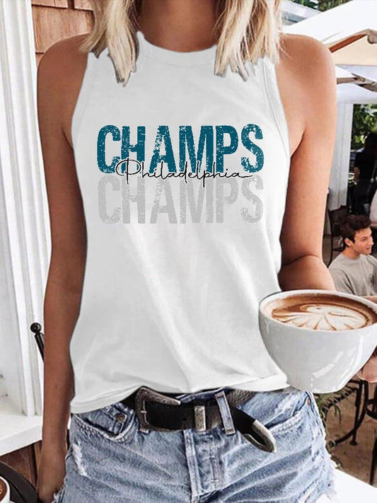 Women's Football Fans Lovers Gameday Casual Vests