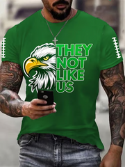 Men's Football Fans Lovers Gameday Casual short sleeves t-shirt