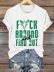 Women's Football Fans Lovers Gameday Casual short-sleeved T-shirt