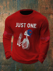 Men's Buffalo Football Lover Printed Waffle T-Shirt