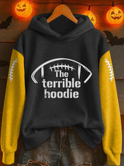 Women's American football hooded sweatshirt