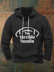 Men's American football hooded sweatshirt