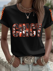Women's CINCY Football T-shirts