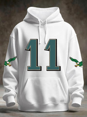 Men's Philadelphia Football Fans Lovers Gameday Casual Hoodie