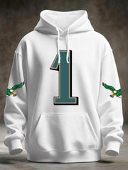 Men's Philadelphia Football Fans Lovers Gameday Casual Hoodie