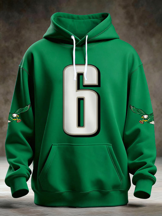 Men's Philadelphia Football Fans Lovers Gameday Casual Hoodie