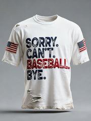 Men's sorry can't baseball bye T-shirts