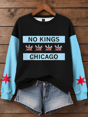 Women's Chicago Protest Print Sweatshirt
