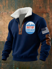 Men's Out Of Chicago Printed Sweatshirt