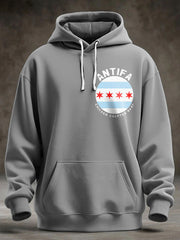 Men's Chicago Protest Oversized Drop-Shoulder Hoodie