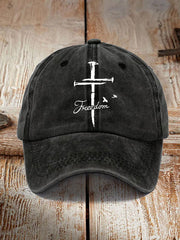 Unisex Freedom Cross Faith Hat