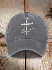 Unisex Freedom Cross Faith Hat