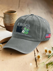 Resist Frog Printed Casual Unisex Hat