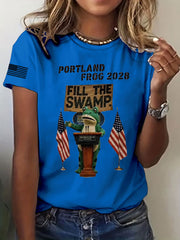 Women's Portland Frog 2028 Short Sleeve T-Shirt
