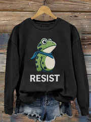 Women's Frog Resist Printed Sweatshirt