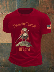 Men's Resist Frog Printed Casual T-shirt