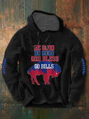 Men's Football Fans Lovers Gameday Casual Hoodie