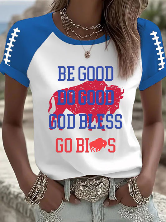 Women's Football Fans Lovers Gameday Casual Tee