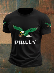 Men's Football Fans Lovers Gameday Casual Tee