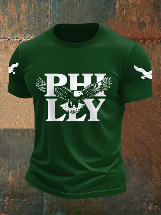Men's Football Fans Lovers Gameday Casual Tee