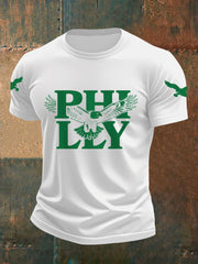 Men's Football Fans Lovers Gameday Casual Tee