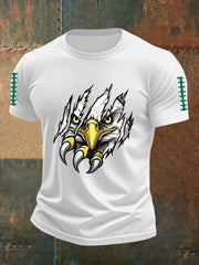 Men's Football Fans Lovers Gameday Casual  Short Sleeve Tee
