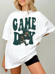 Women's Football Fans Lovers Gameday Casual Tee