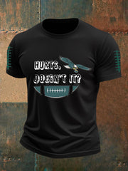 Men's Football Fans Lovers Gameday Casual Short Sleeve T-shirt